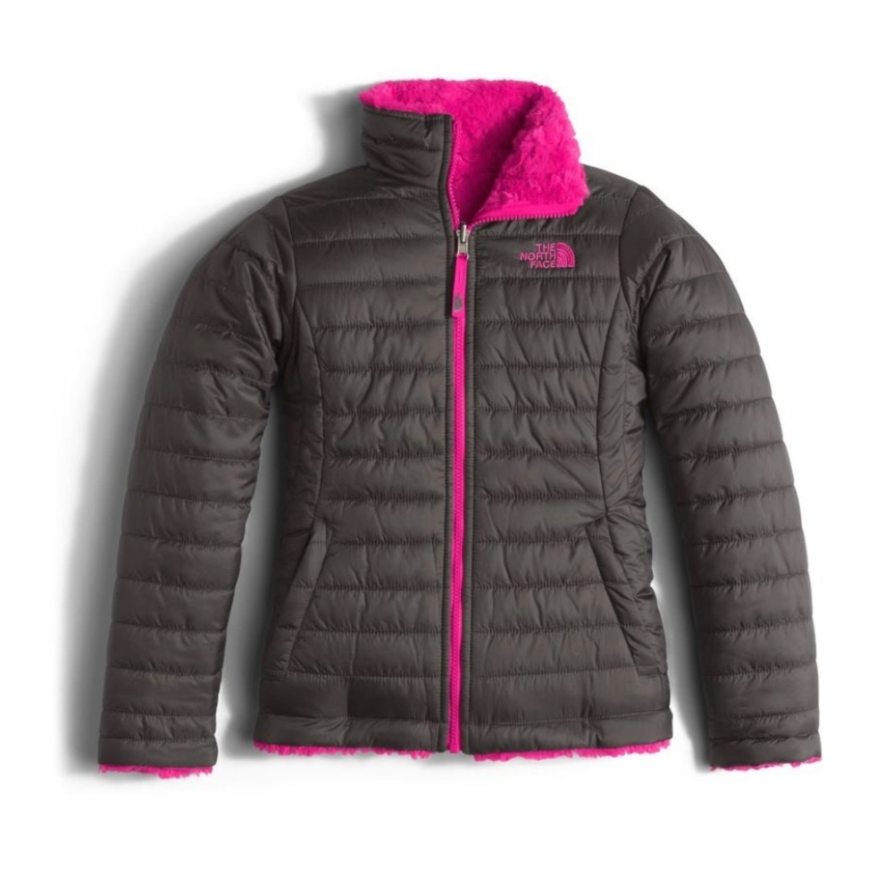 THE NORTH FACE REVERSIBLE MOSSBUD SWIRL JACKET GIRLS!